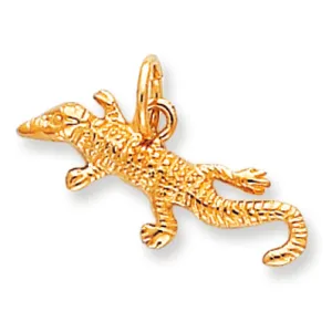 10K Gold ALLIGATOR CHARM