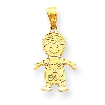 10K Gold Boy with It's Boy Charm