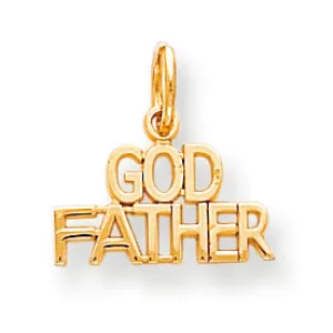 10K Gold Godfather Charm
