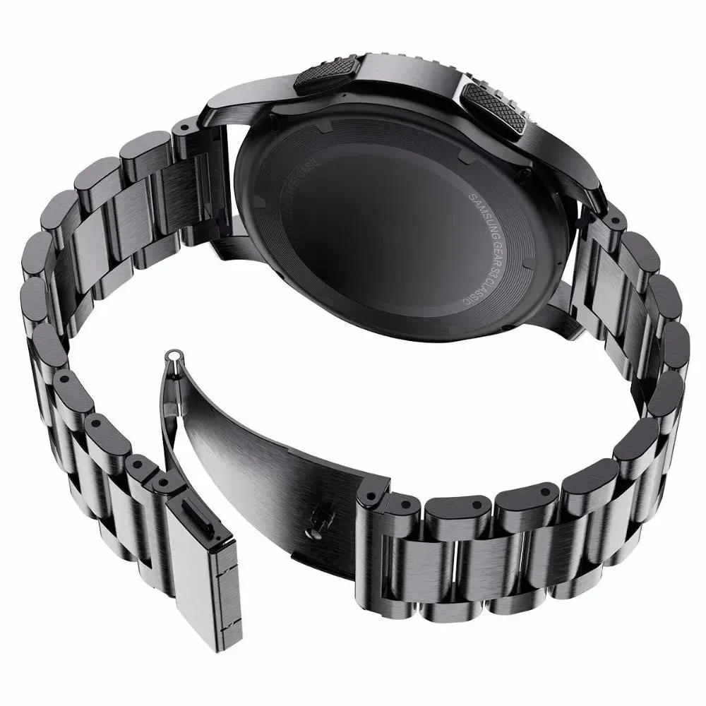 22mm 20mm Strap for Samsung Galaxy 7 6 5 4 40/44mm 6Classic Gear S3 Active2 Stainless Steel Bracelet for Huawei GT3 4Pro Amazfit