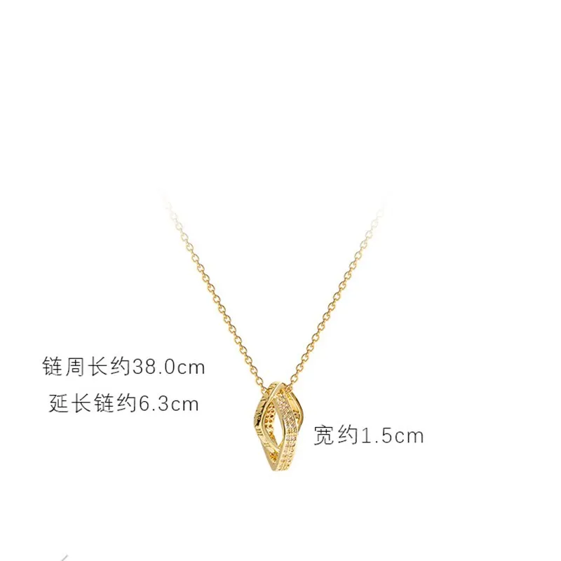 316L Stainless Steel Geometric Cross Necklace Temperament Pendant Luxury Jewelry For Women