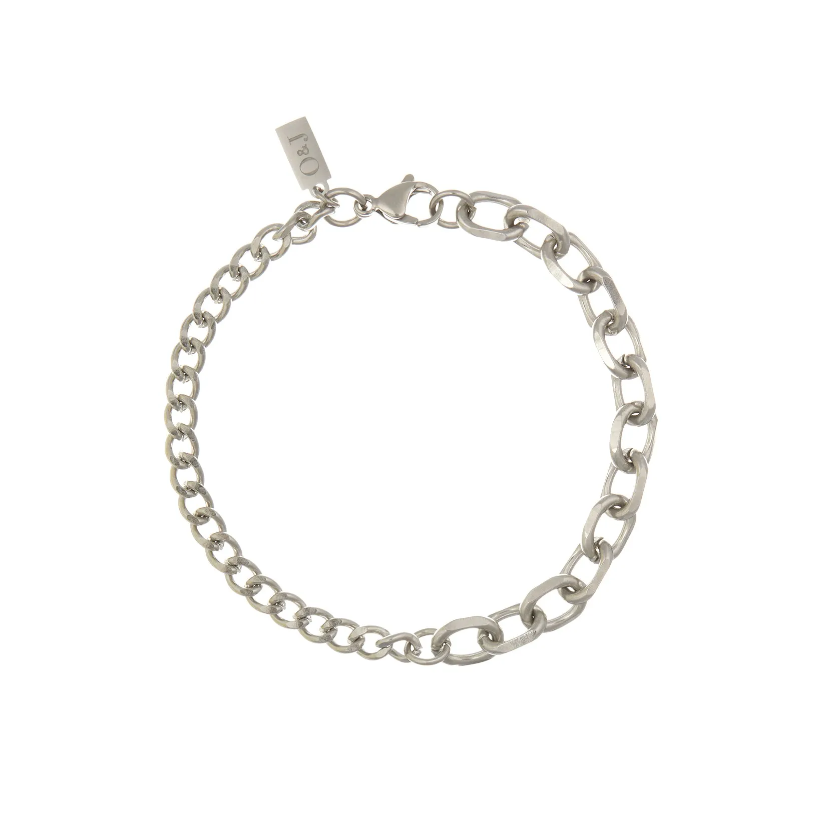 Asymmetric Chunky Chain Bracelet