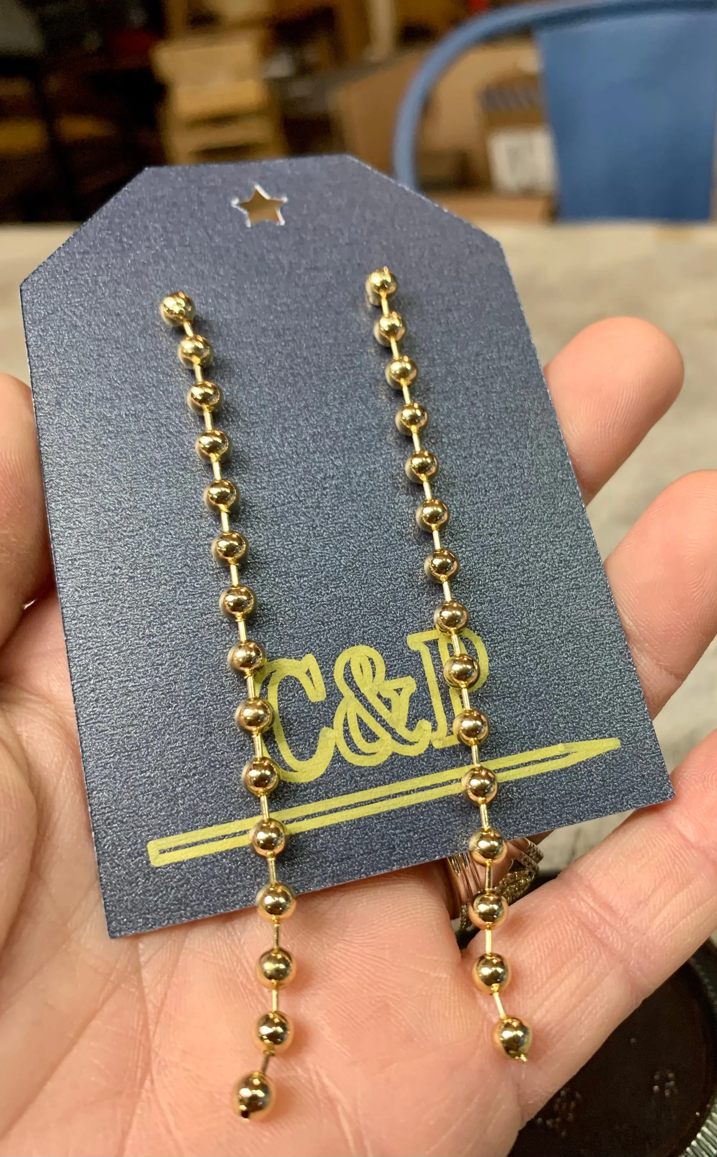 Ball & Chain Earrings