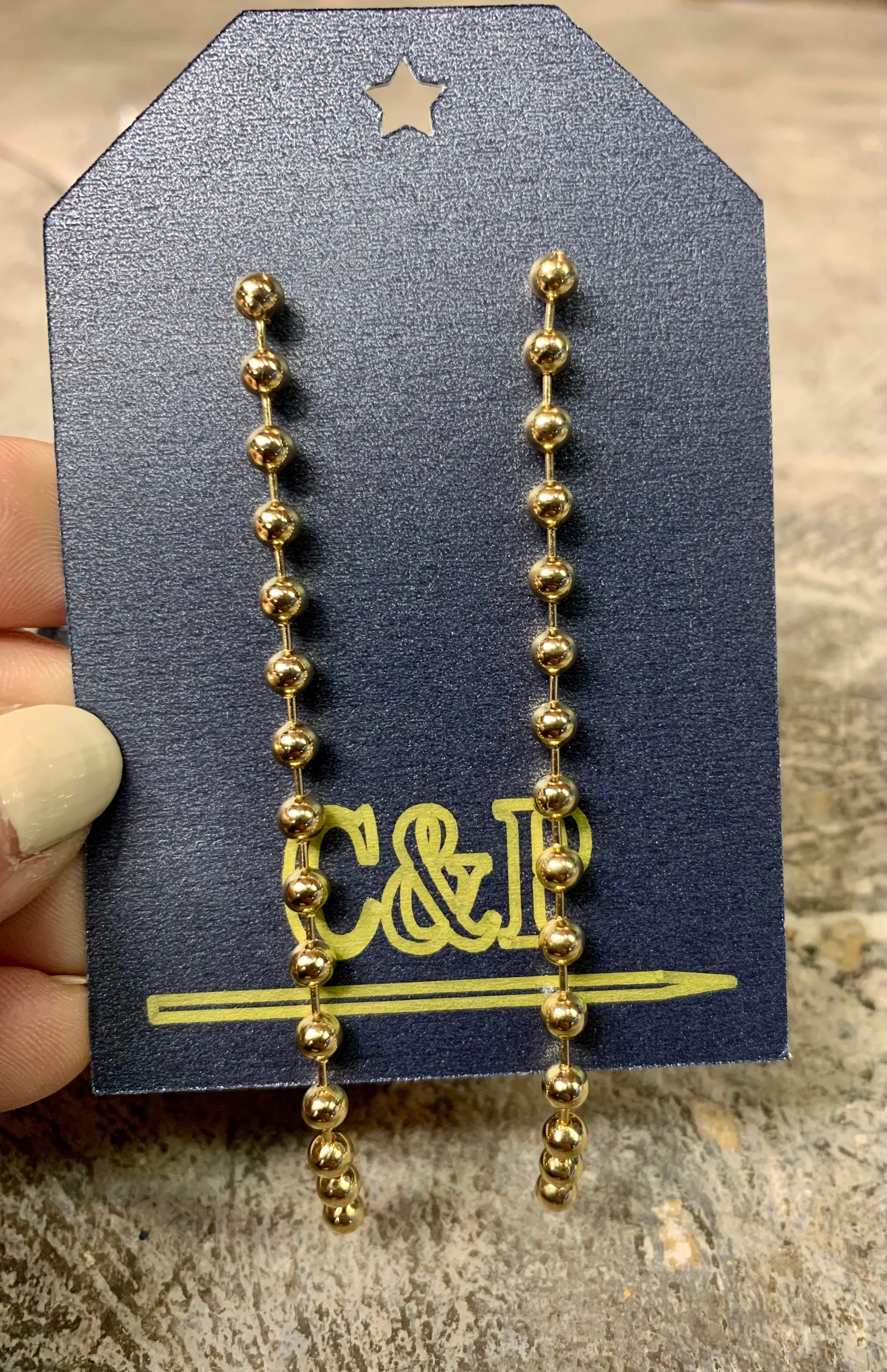 Ball & Chain Earrings