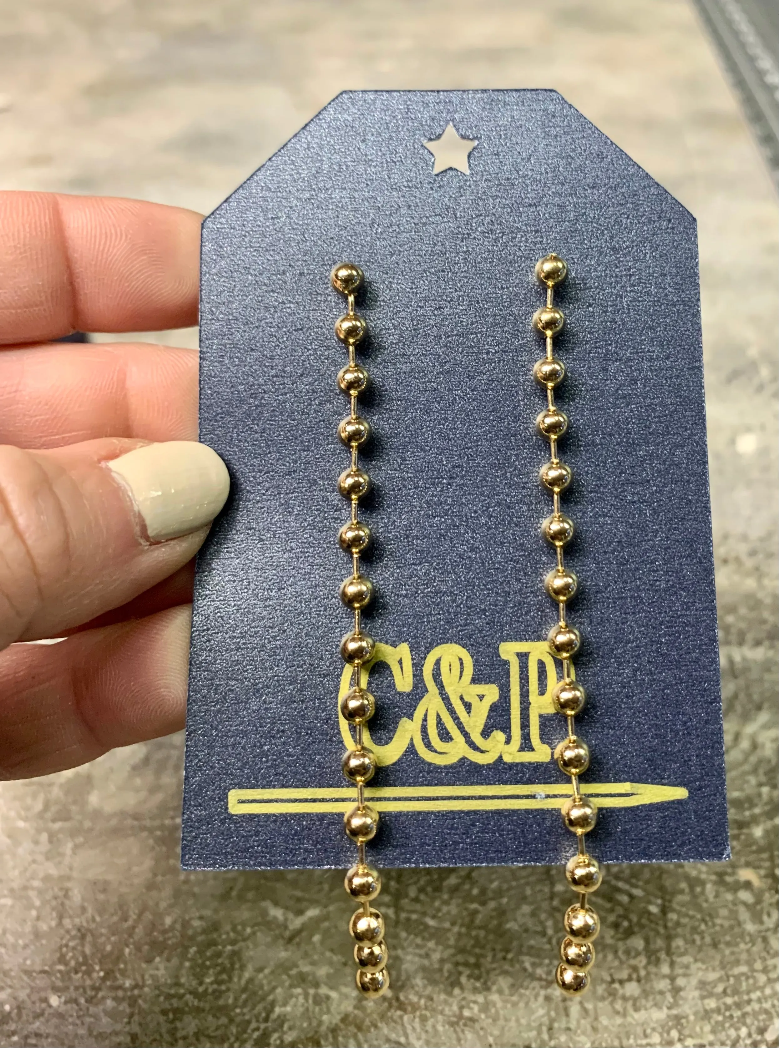 Ball & Chain Earrings