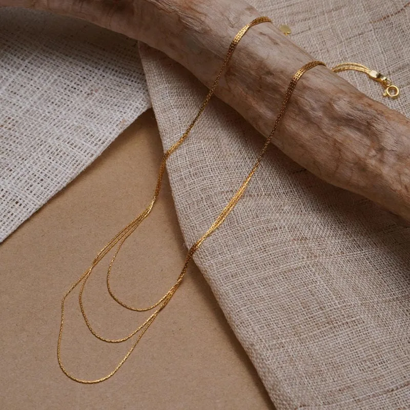 Camila Thin Chain Layered Necklaces