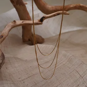 Camila Thin Chain Layered Necklaces