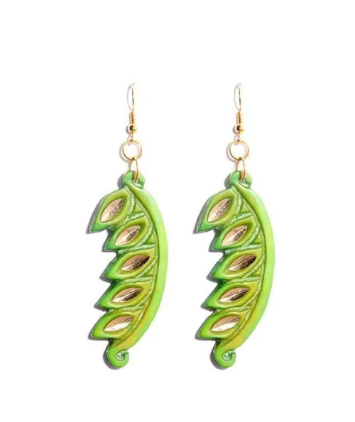 Carved Edgy Earrings