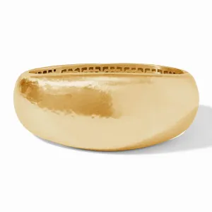 Catalina Statement Hinge Bangle - Gold