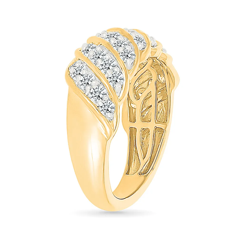 Celine Majestic Diamond Band Ring