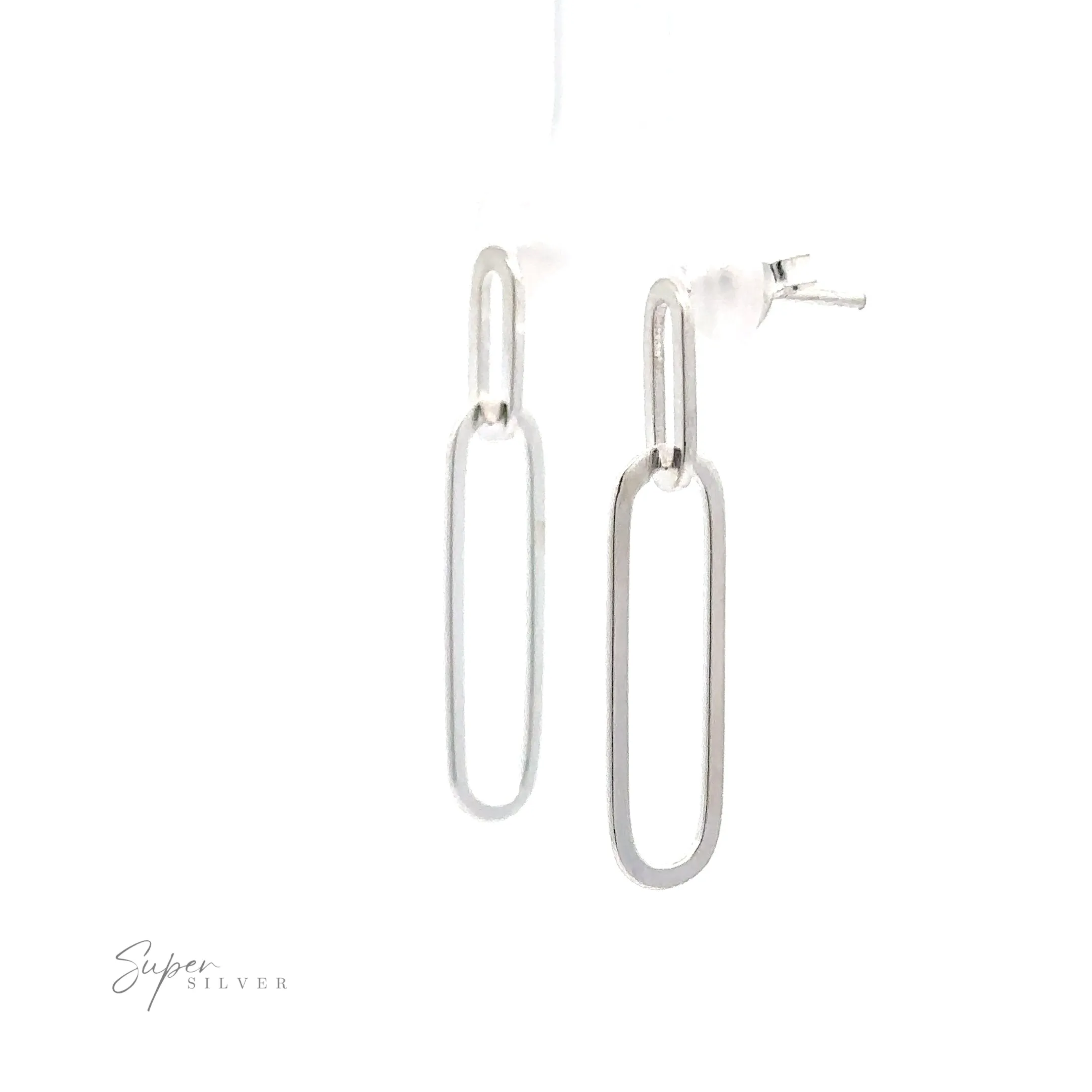 Chain Link Post Earrings