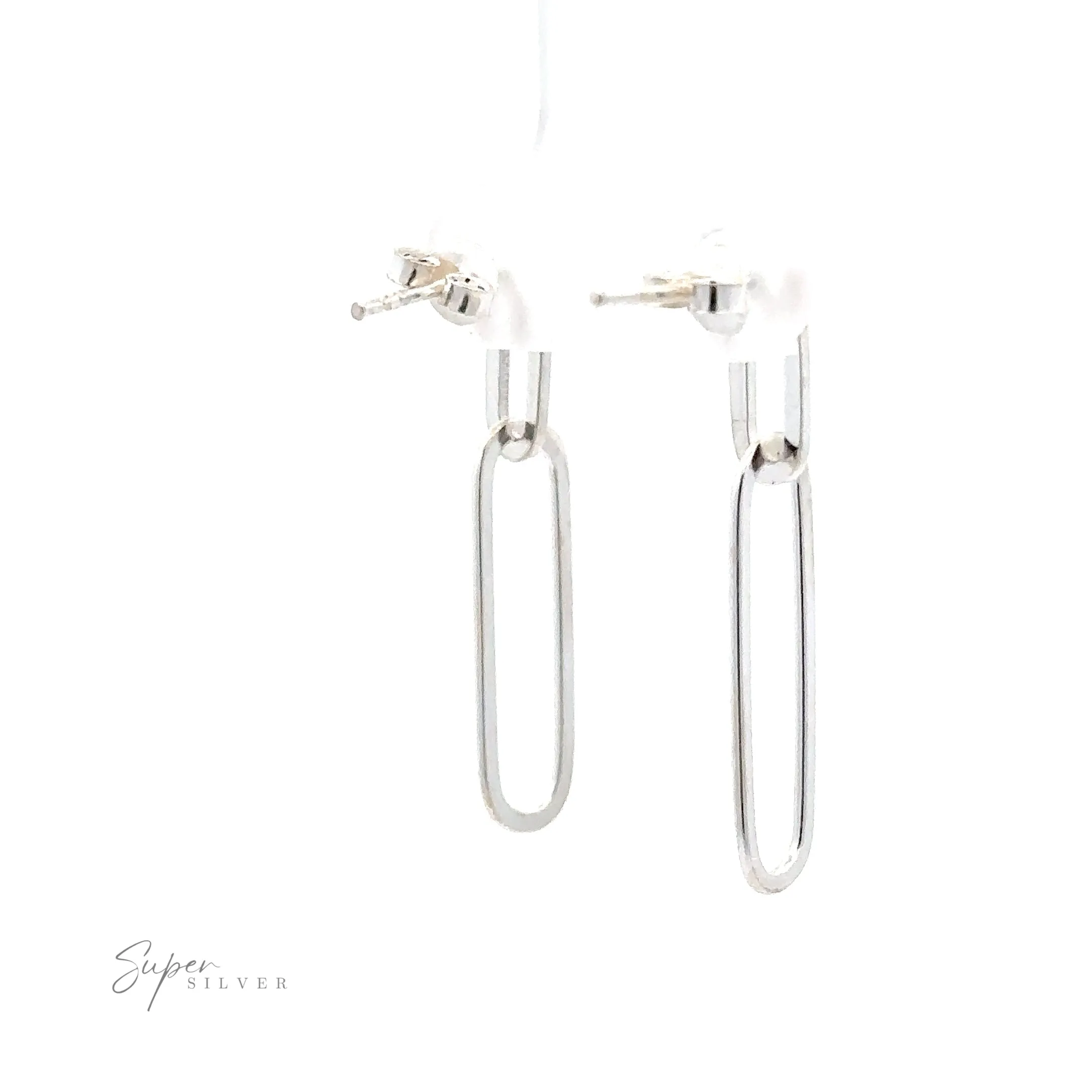 Chain Link Post Earrings