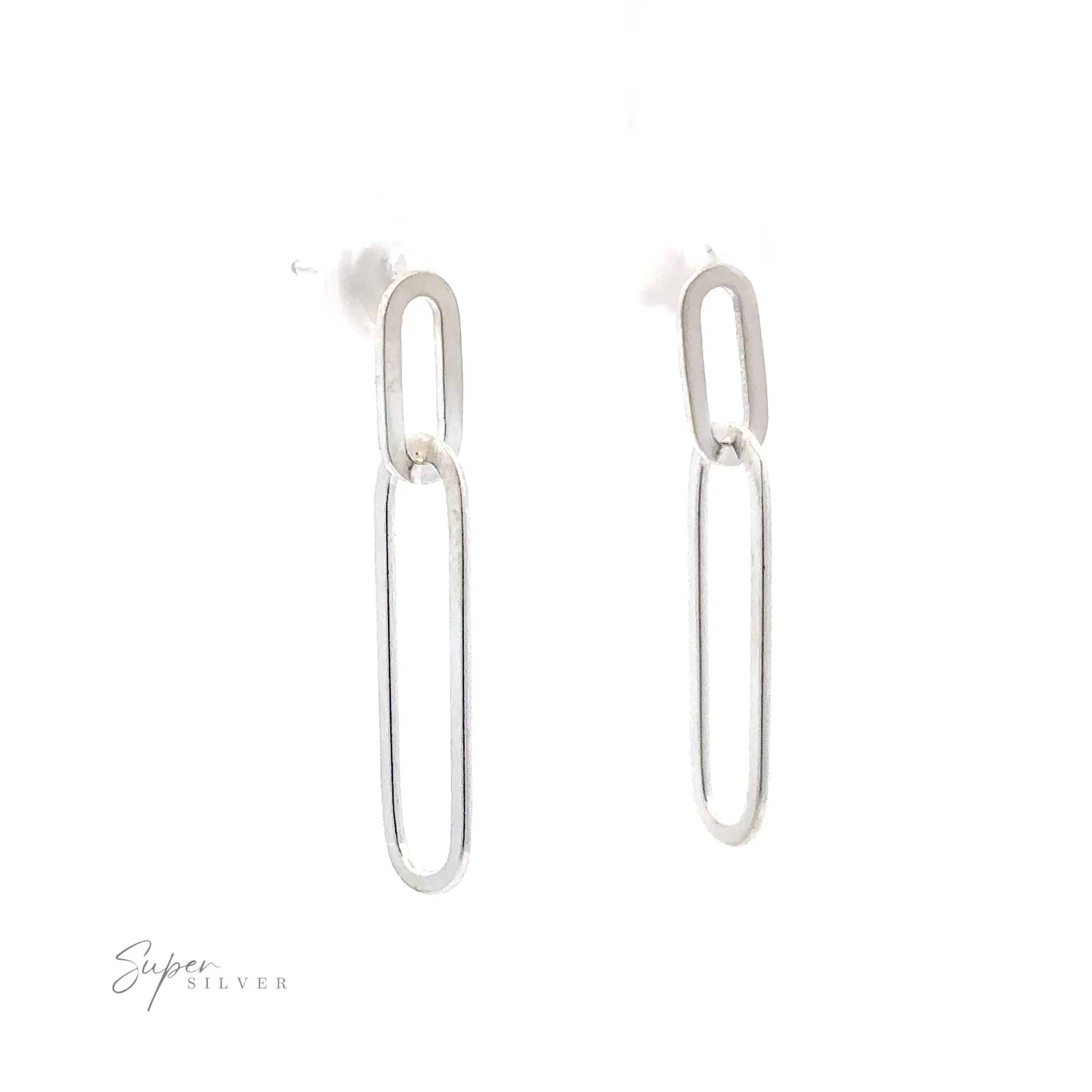 Chain Link Post Earrings