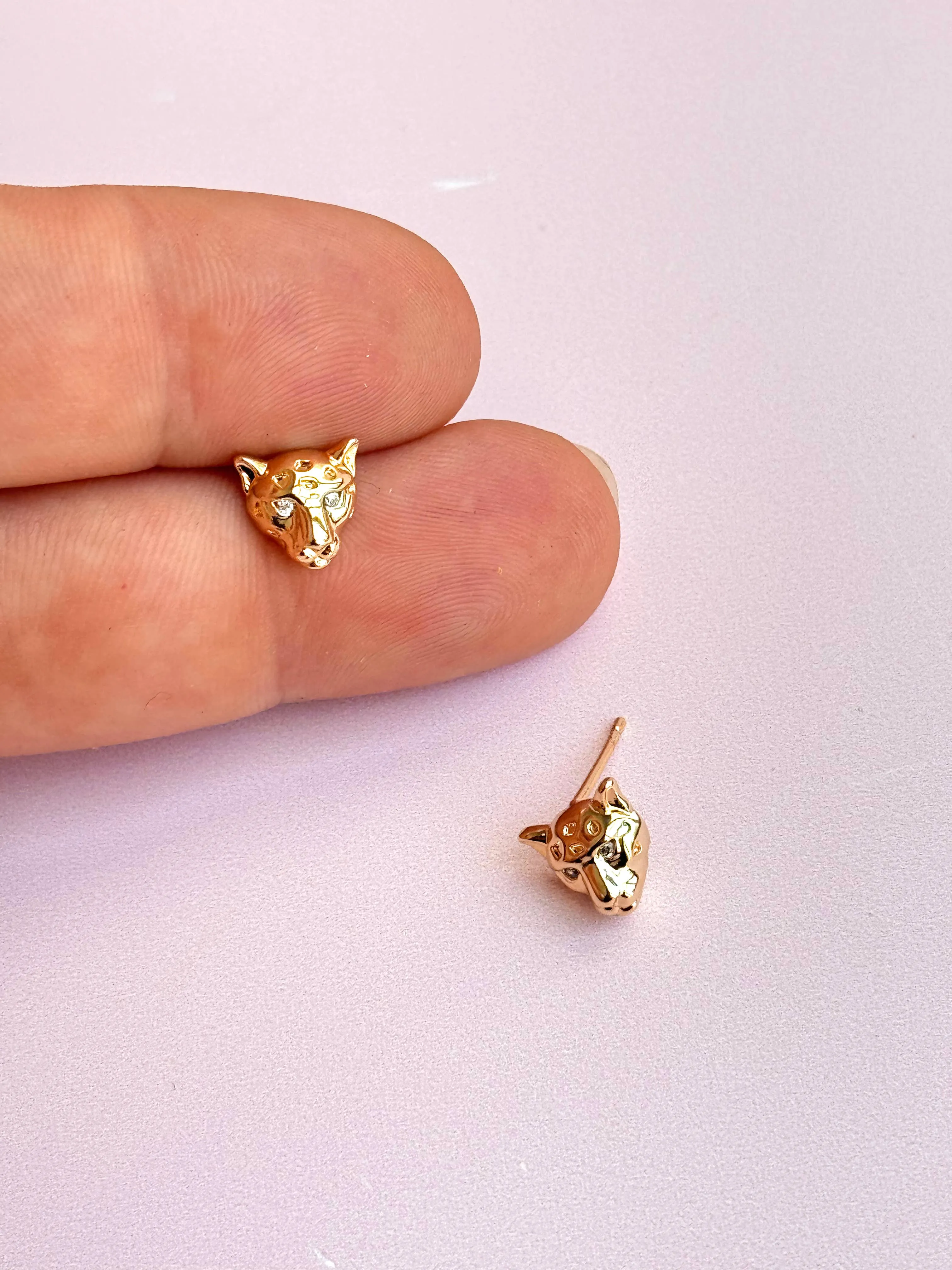 Cheetah Sisters Studs