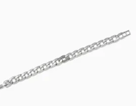 Cleo Pave Link Bracelet-White