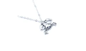 Crab Steam Pincer Not Movement Pendant Necklace