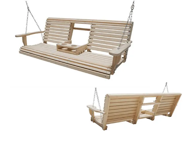 Cypress 5' Flip Console Porch Swing