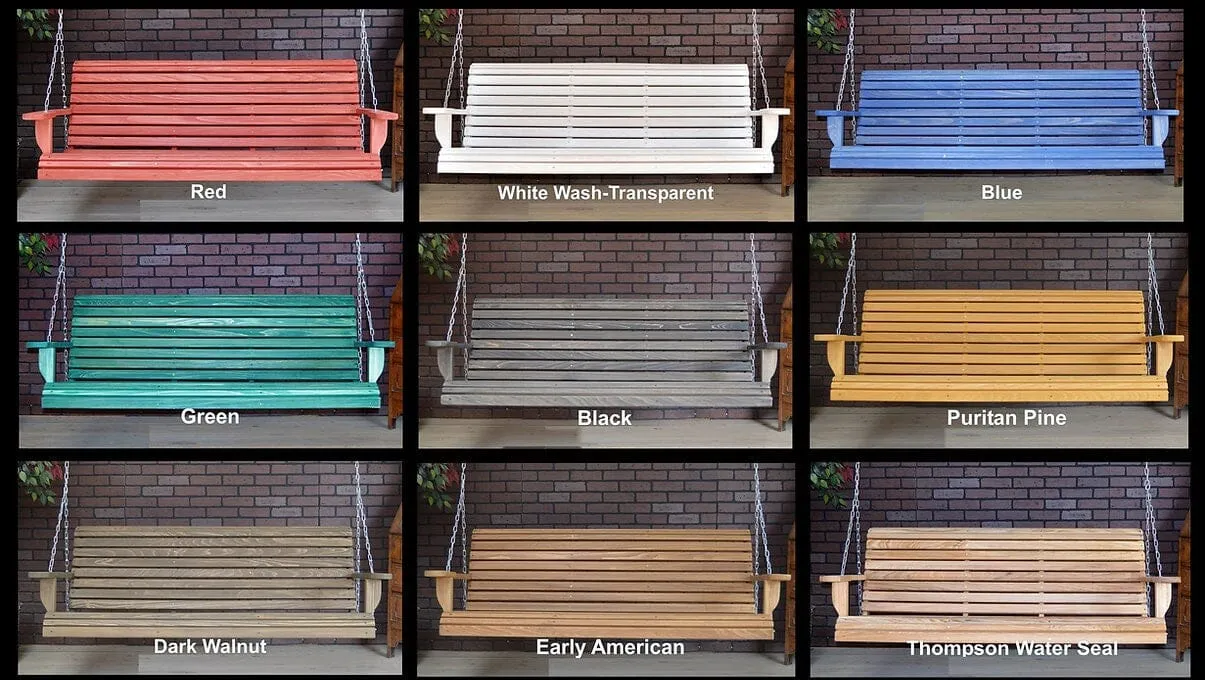 Cypress 5' Flip Console Porch Swing