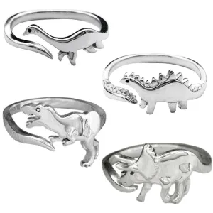Dinosaur Open Adjustable Rings Long-necked Dragon Animal Rings