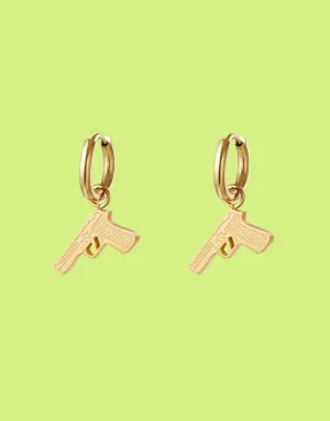 Earrings pistol