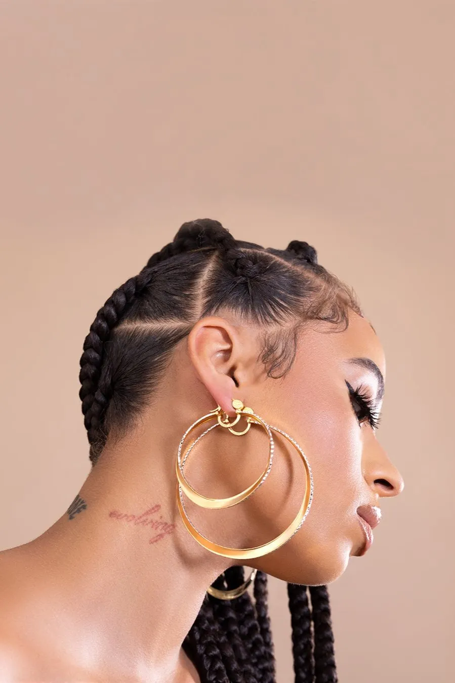 Edgy Hoops - Extra Large