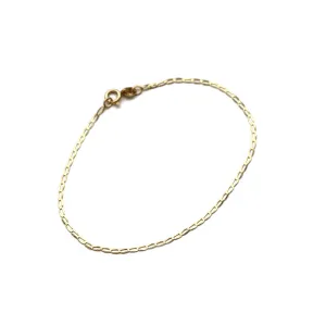 Elongated Curb Bracelet