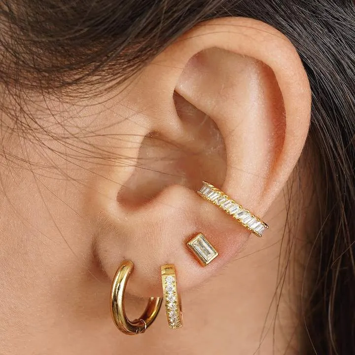 Erin Gold Huggie Earrings