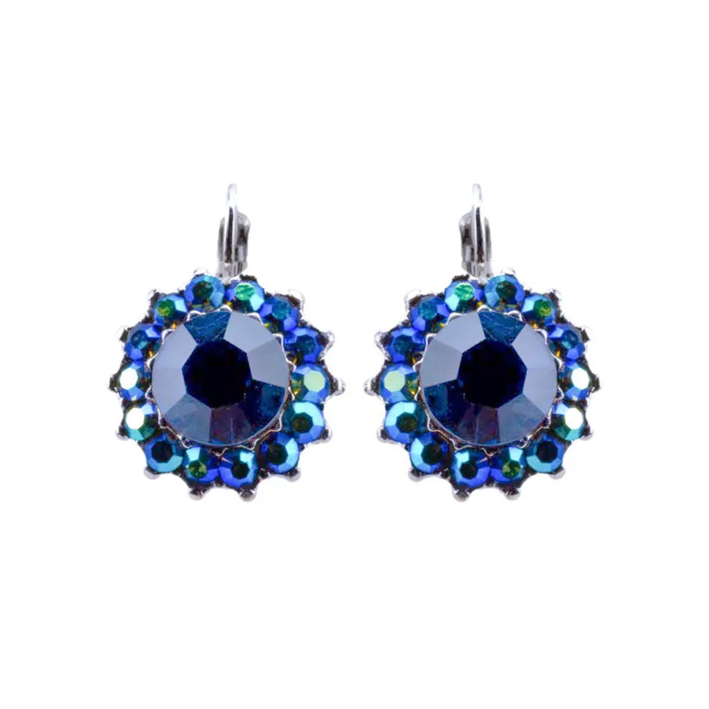 Extra Luxurious Rosette Leverback Earrings in "Fairytale" *Custom*