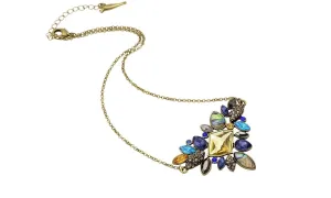 Fashion Colorful Rhinestone Pendants Necklace