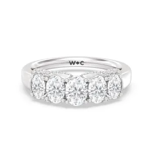 Five Stone The Regal Anniversary Ring