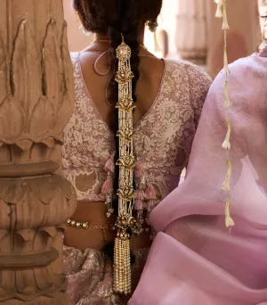 GEETIKA ANTIQUE FINISH POLKI CHOTI