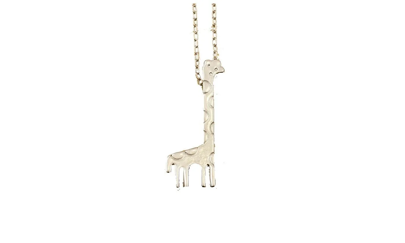 Giraffe Love Pendant Necklace For Women