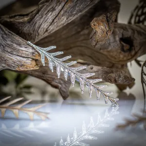 Grevillea Ivanhoe Leaf Silver Brooch