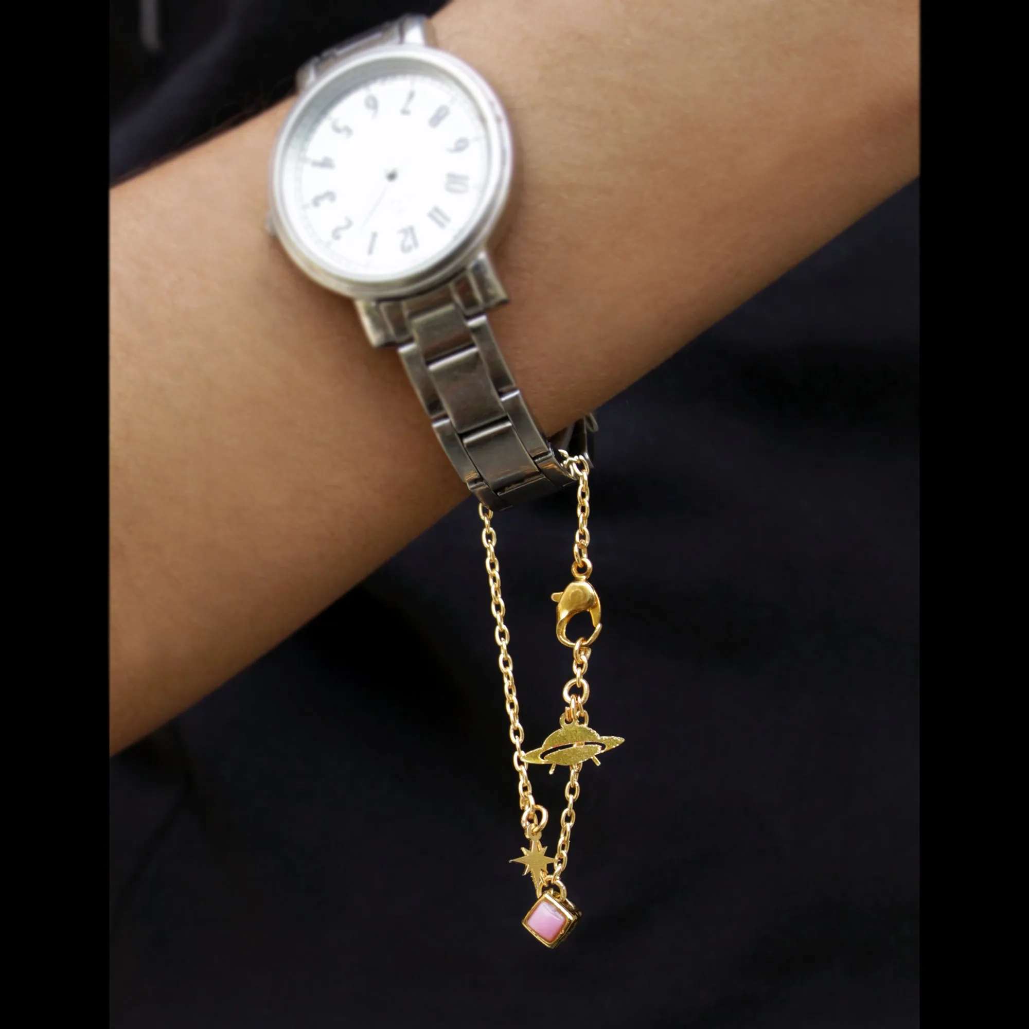 Happy Heels And UFO & Star Set Of 2 Watch Charms