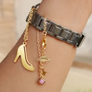 Happy Heels And UFO & Star Set Of 2 Watch Charms