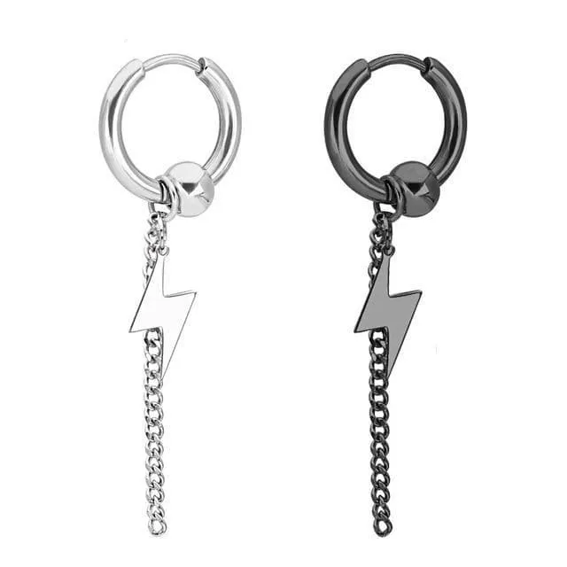Hoop Earring Set (2 Black)