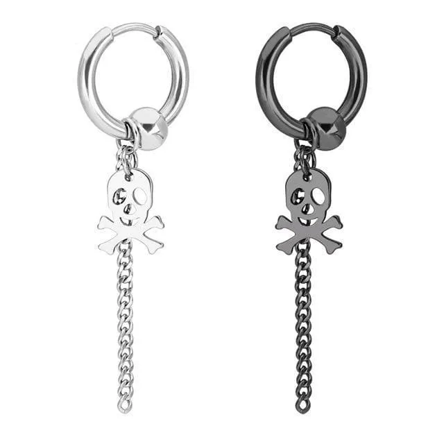 Hoop Earring Set (2 Black)