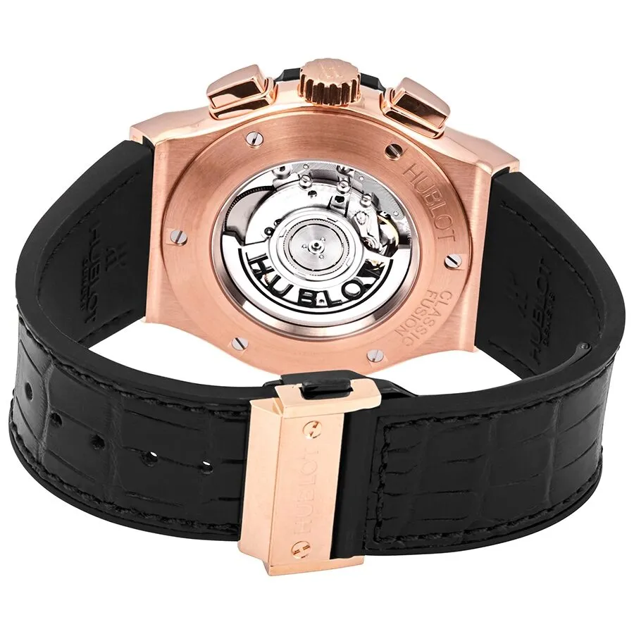 Hublot Classic Fusion 18kt Rose Gold Diamonds Automatic Chronograph Men's Watch 521.OX.1180.LR.1104