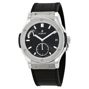 Hublot Classic Fusion Black Dial Automatic Men's Power Reserve Watch 516.NX.1470.LR