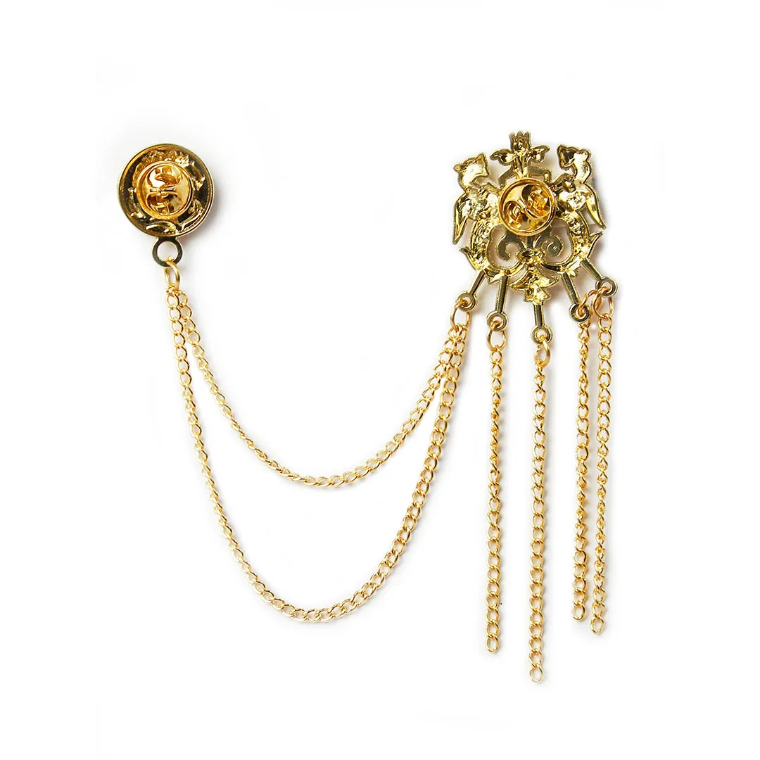 Kavove Draco Delight Golden Colour Brooch