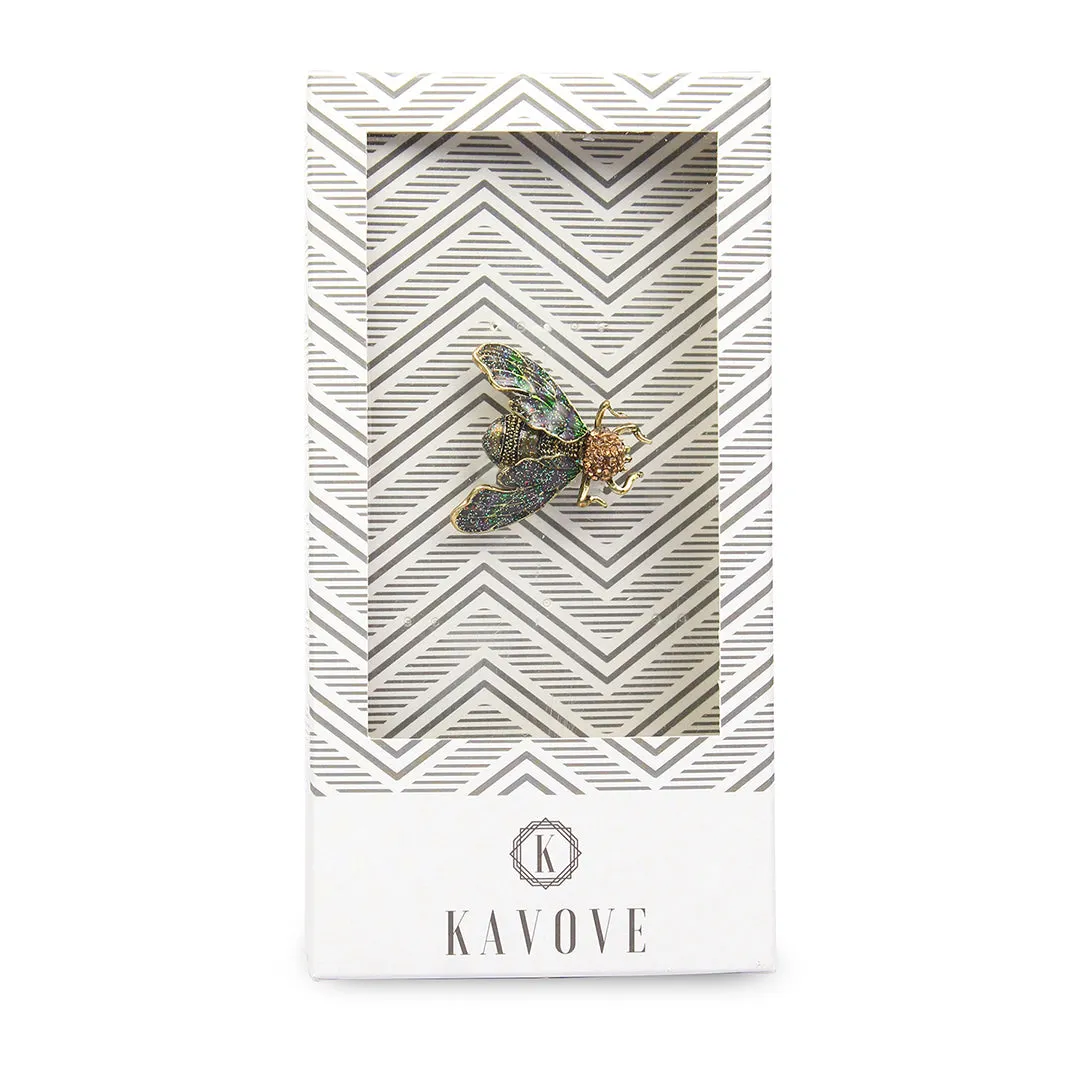 Kavove Nectar Nook Multi Colour Brooch