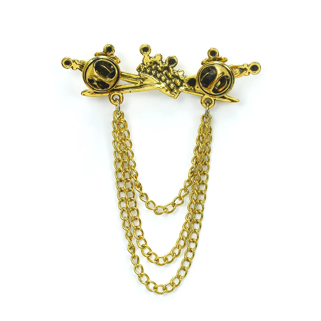Kavove The King Golden Colour Brooch