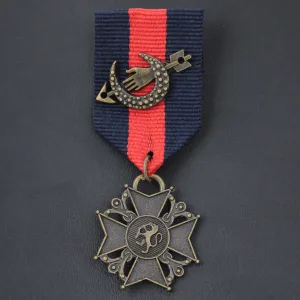 Kavove The Medallion Brass Colour Lapel Pin