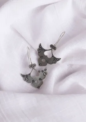 Leaf Brass Earrings