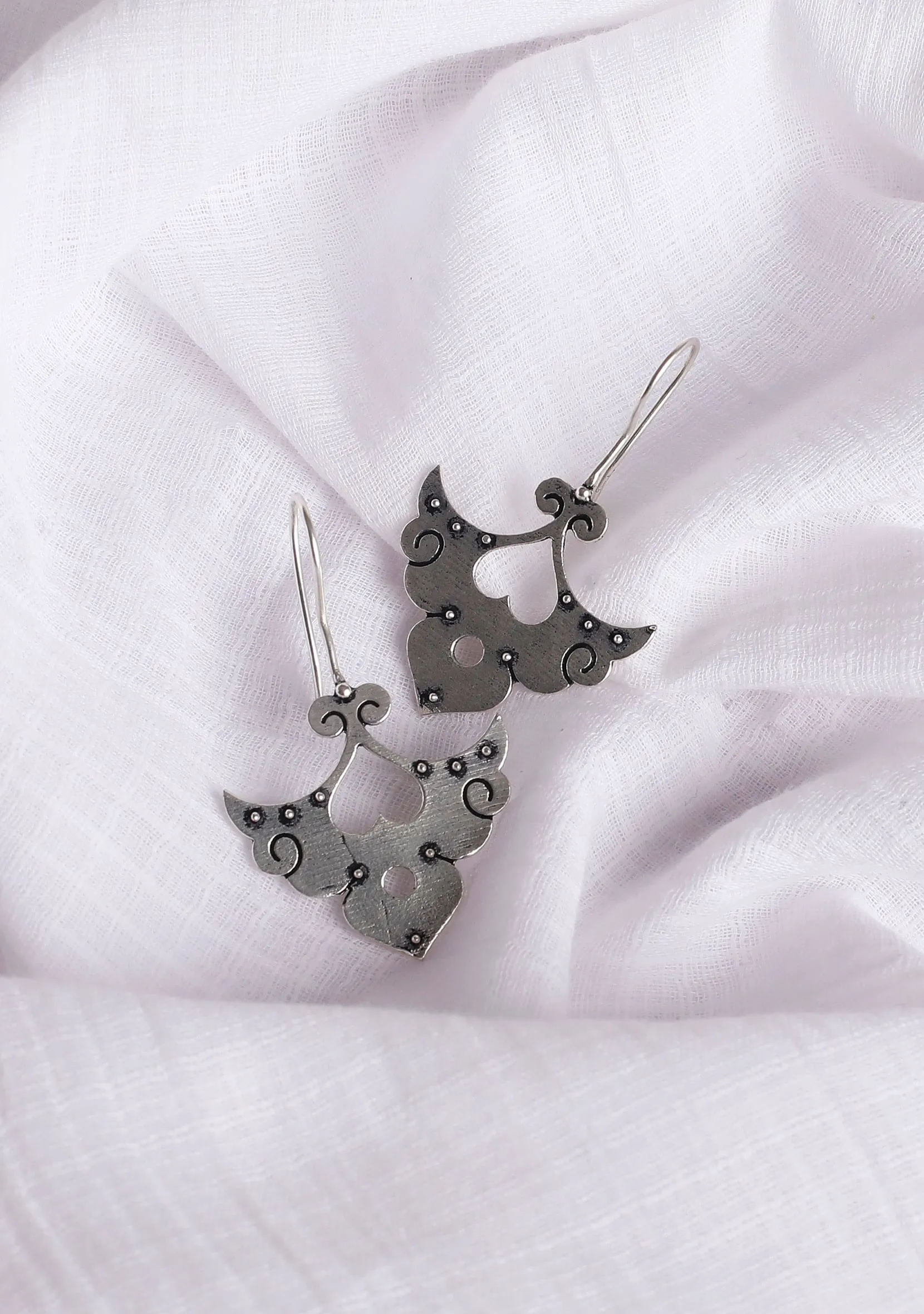 Leaf Brass Earrings