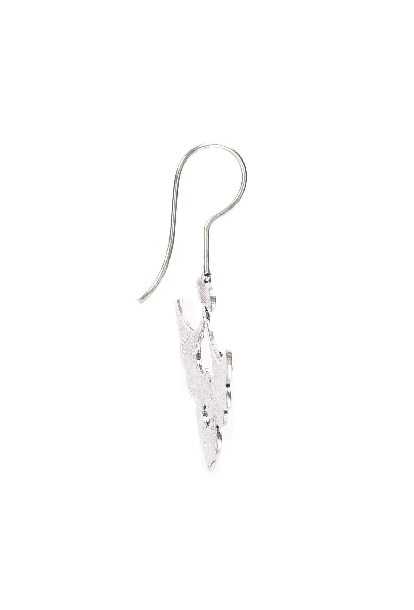 Leaf Brass Earrings