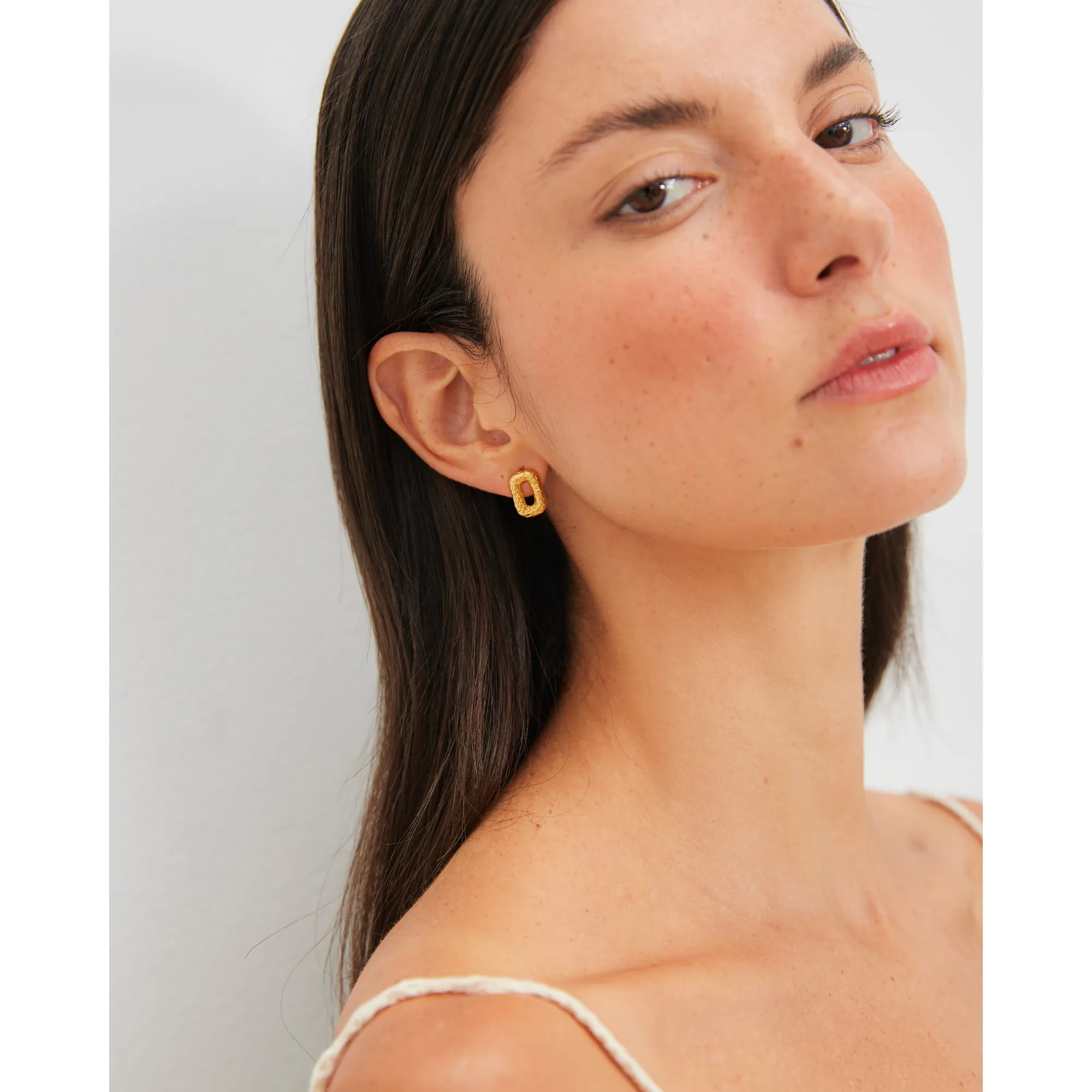 Link Mini Studs (Gold)