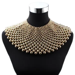 Lira Statement Beaded Collar Choker