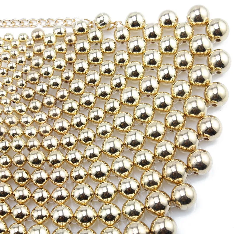Lira Statement Beaded Collar Choker