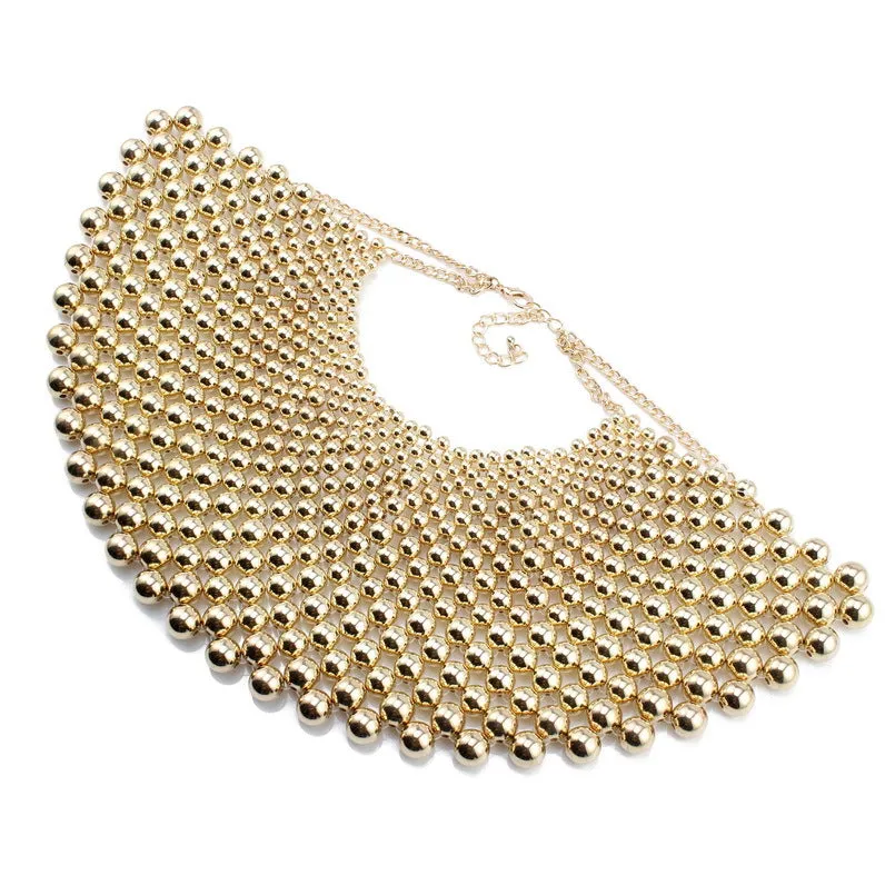 Lira Statement Beaded Collar Choker